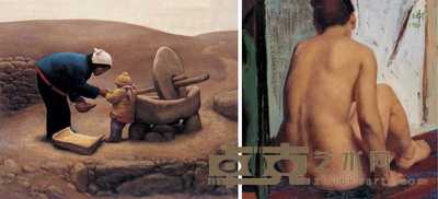 王克举 黄昏 心事(两幅) 50×60cm;50×50cm